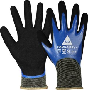 PADUA  DRY +, 5-Fg.-Sicherheitshandschuhe, Nylon/Nitril