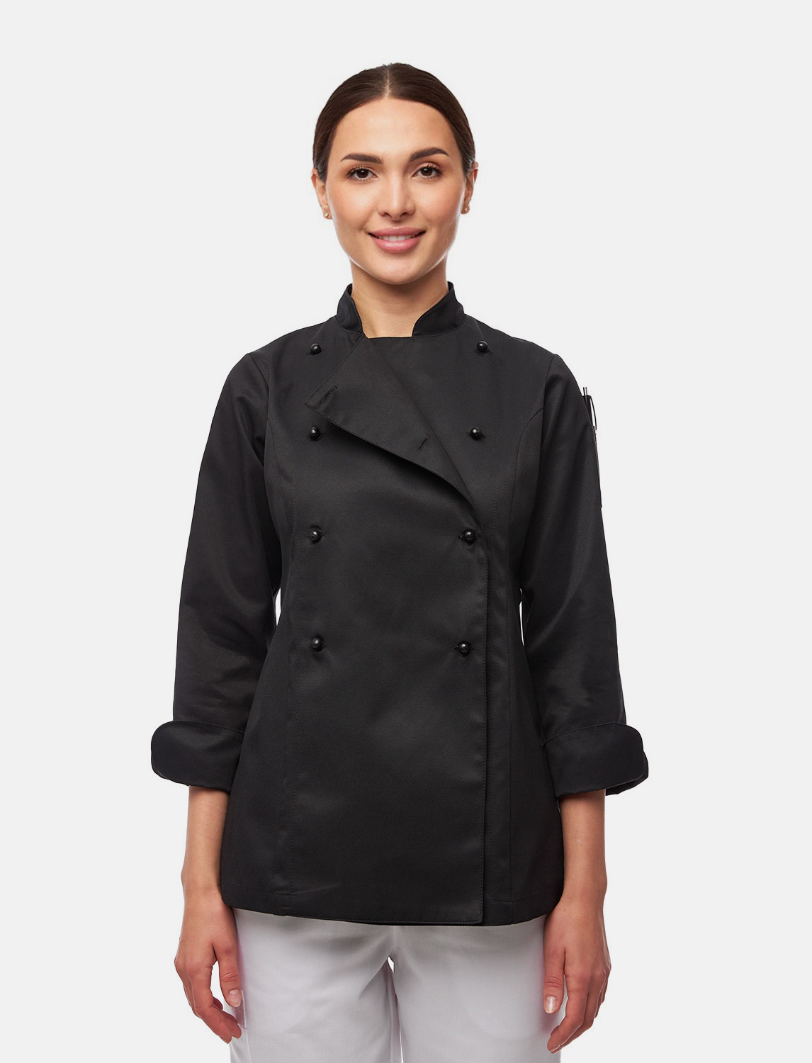 Damen Kochjacke Langarm inkl. Kugelknöpfe aus easyClean Baumwolle Regular Fit 7 Damen Kochjacke Langarm inkl. Kugelknöpfe aus easyClean Baumwolle Regular Fit – Bild 7