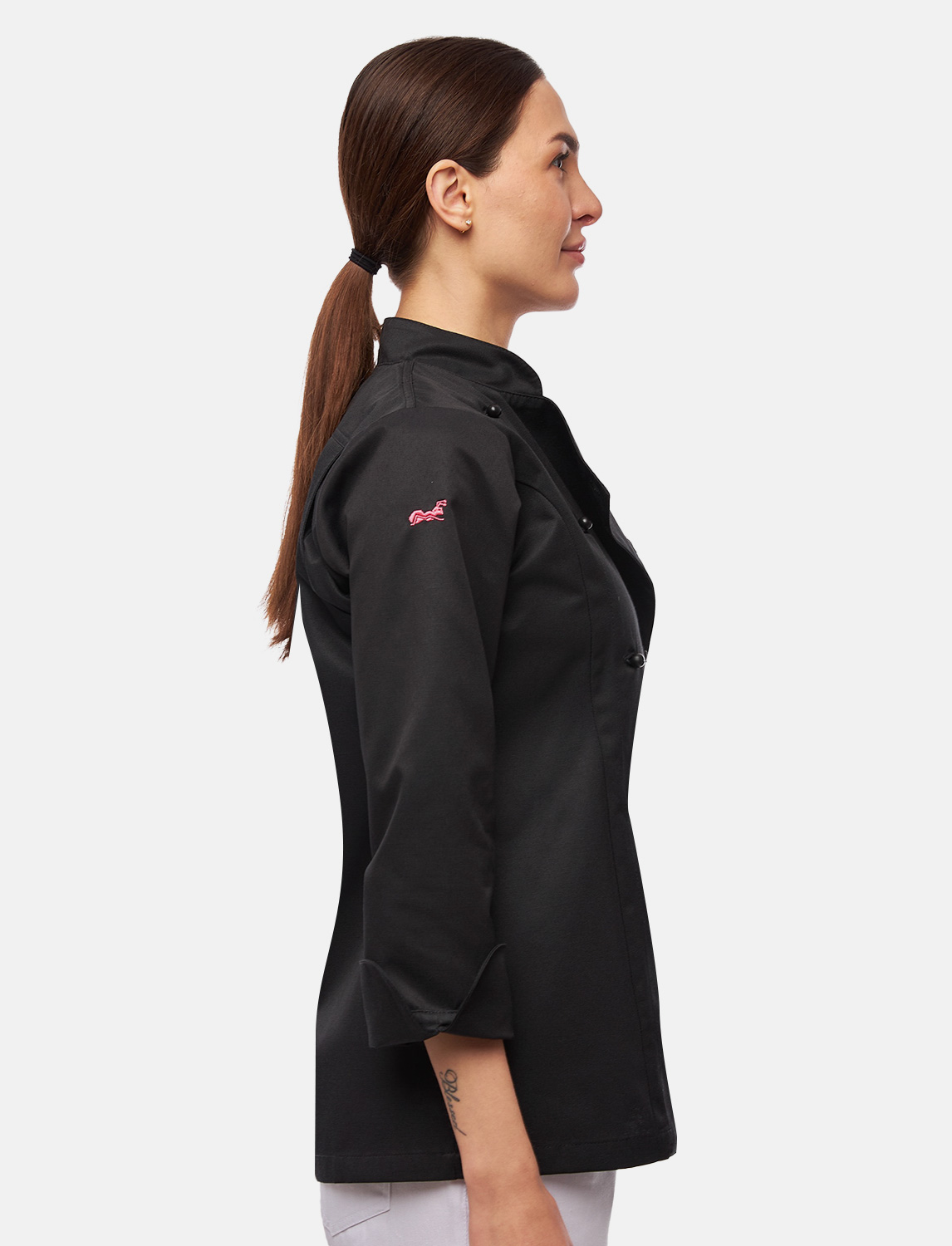 Damen Kochjacke Langarm inkl. Kugelknöpfe aus easyClean Baumwolle Regular Fit 5 Damen Kochjacke Langarm inkl. Kugelknöpfe aus easyClean Baumwolle Regular Fit – Bild 5