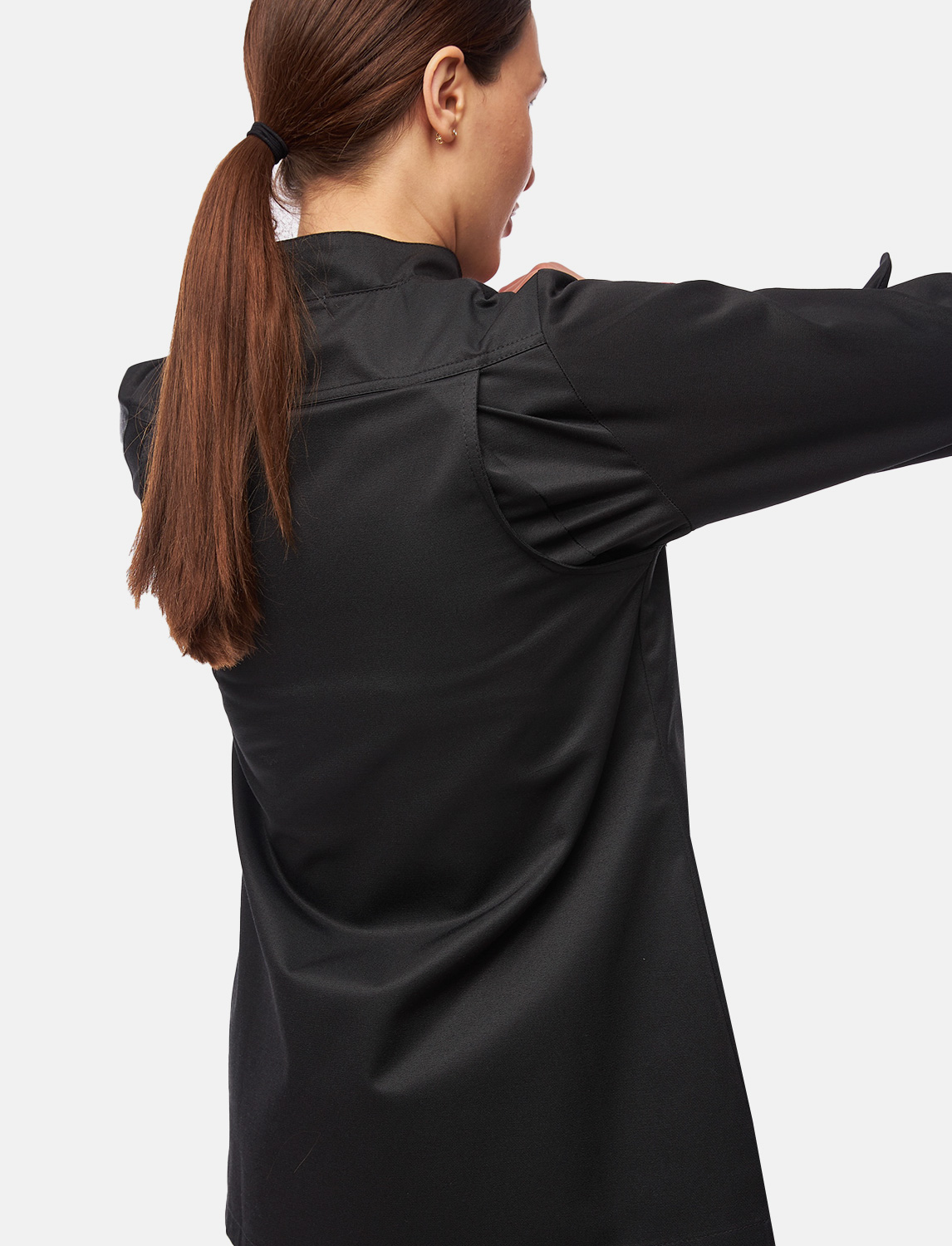 Damen Kochjacke Langarm inkl. Kugelknöpfe aus easyClean Baumwolle Regular Fit 6 Damen Kochjacke Langarm inkl. Kugelknöpfe aus easyClean Baumwolle Regular Fit – Bild 6