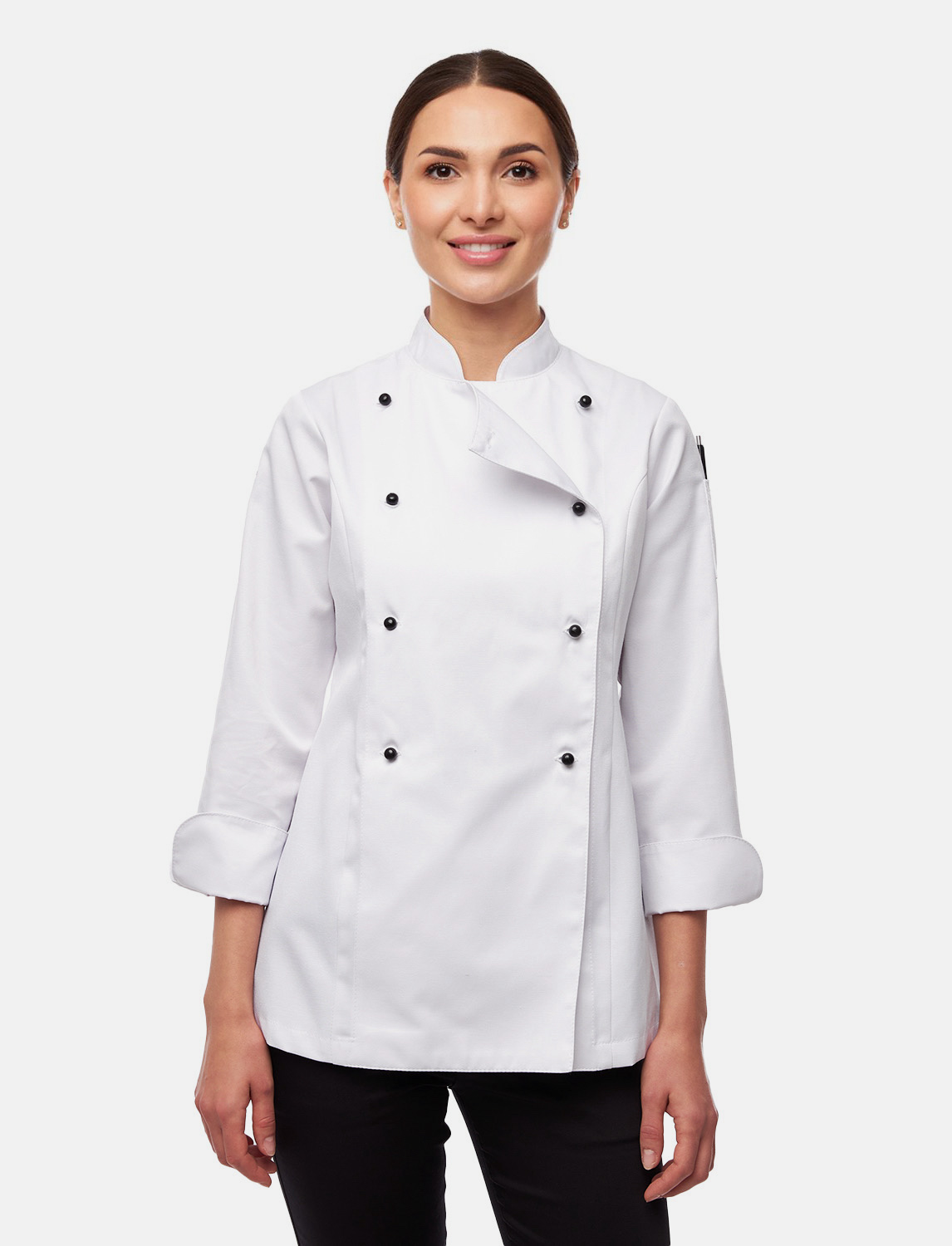 Damen Kochjacke Langarm inkl. Kugelknöpfe aus easyClean Baumwolle Regular Fit 8 Damen Kochjacke Langarm inkl. Kugelknöpfe aus easyClean Baumwolle Regular Fit – Bild 14