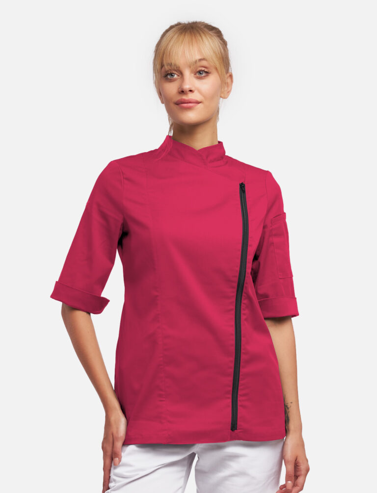 Damen Stretch Kochjacke mit Reißverschluss Slim Fit 20 Damen Stretch Kochjacke mit Reißverschluss Slim Fit – Bild 39