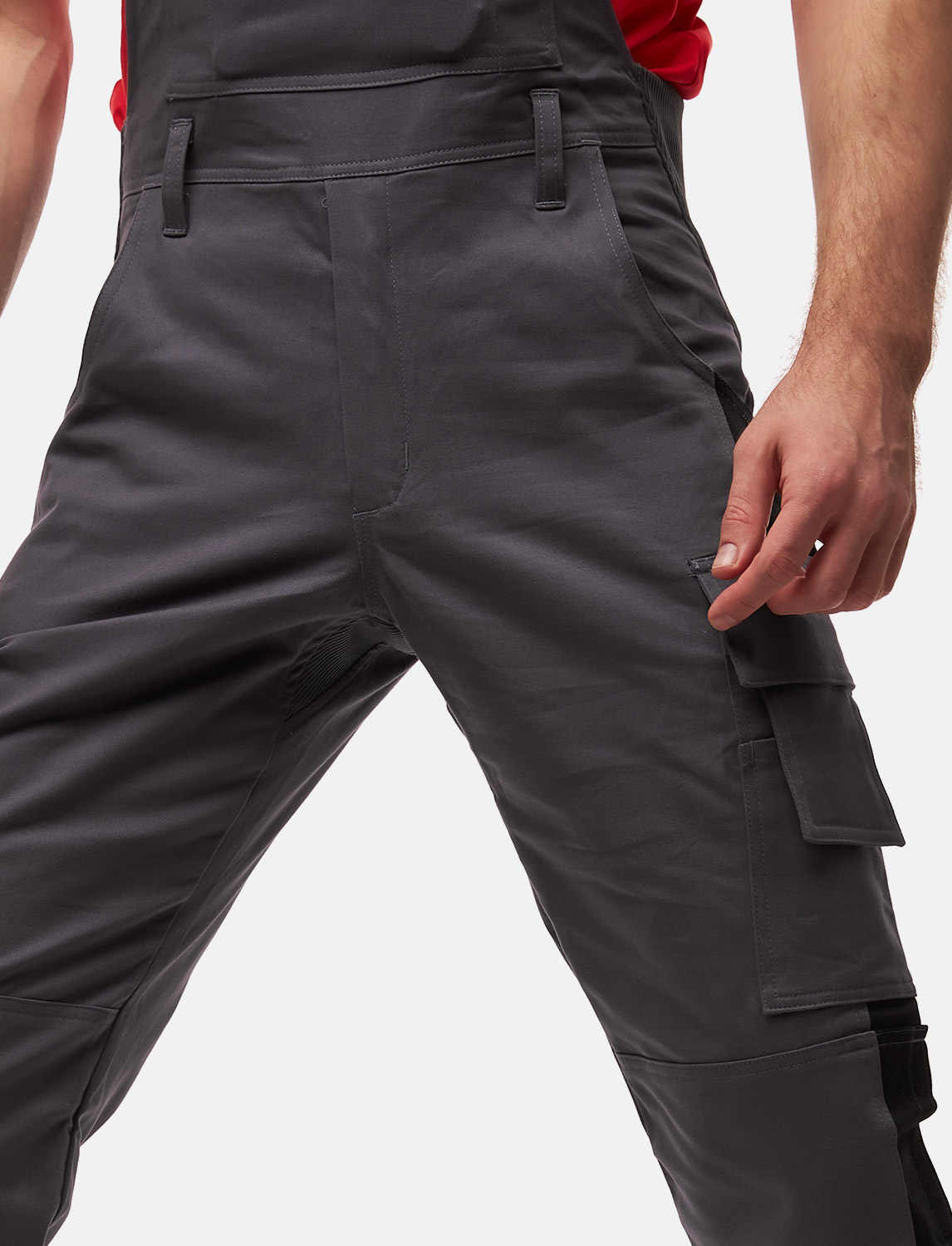 power Stretch Herren Arbeitslatzhose Stretch-Latzhose Arbeitshose mit Kniepolstertaschen 8 power Stretch Herren Arbeitslatzhose Stretch-Latzhose Arbeitshose mit Kniepolstertaschen – Bild 8