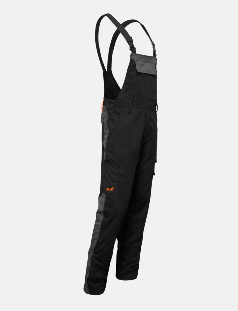 Herren Arbeitshose Latzhose mit Kniepolstertaschen Regular Fit 5 Herren Arbeitshose Latzhose mit Kniepolstertaschen Regular Fit – Bild 5
