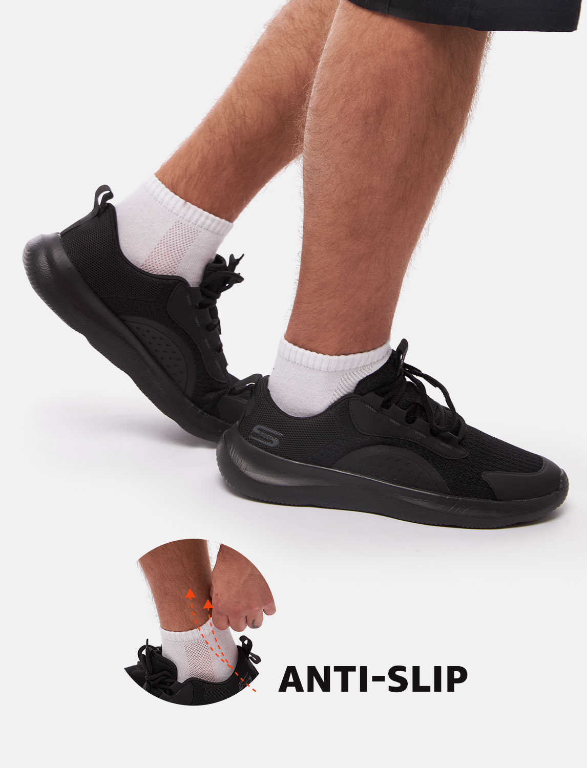 Mittelhohe Laufsocken Unisex aus Baumwolle (3 Paar) 4 Mittelhohe Laufsocken Unisex aus Baumwolle (3 Paar) – Bild 4