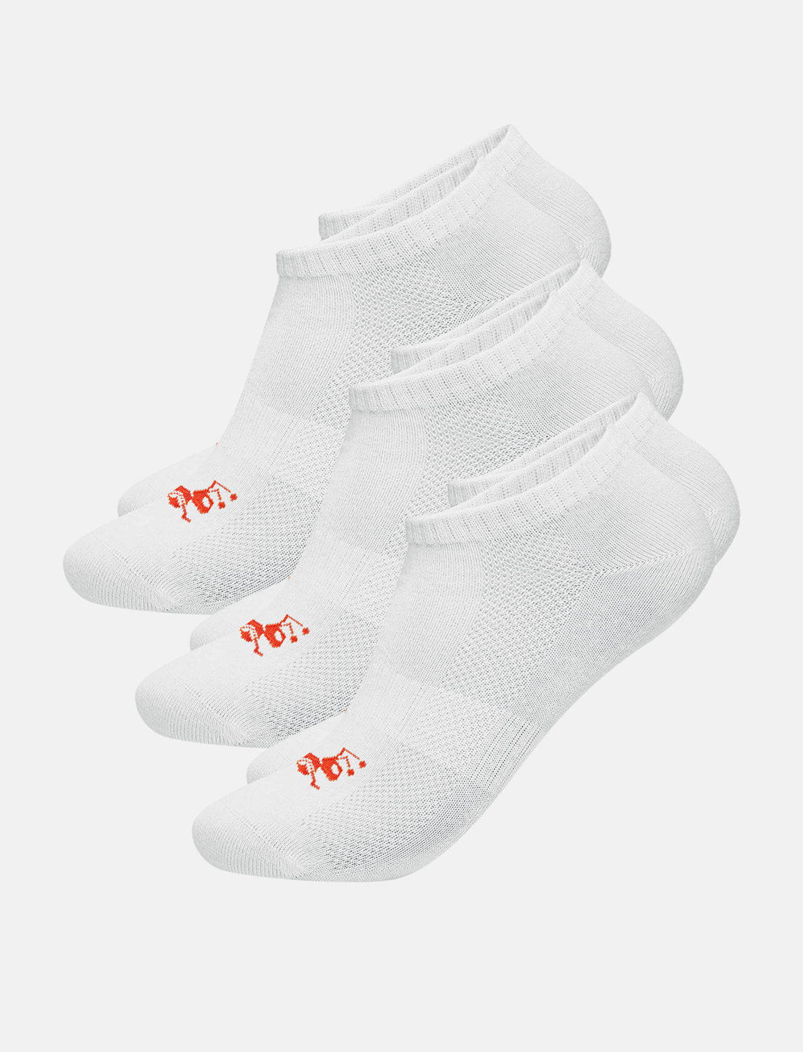 Kurze Sneaker Socken Unisex aus Baumwolle (3 Paar) 1 Kurze Sneaker Socken Unisex aus Baumwolle (3 Paar)