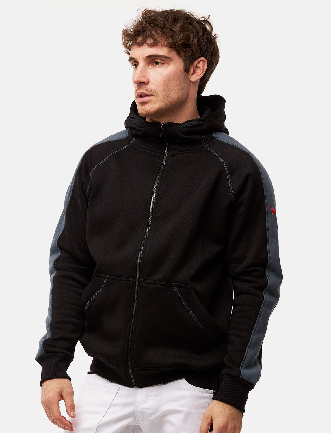 Herren Hoodie mit Reißverschluss Outdoor Kapuzenpullover Winter Fleece 1 Herren Hoodie mit Reißverschluss Outdoor Kapuzenpullover Winter Fleece