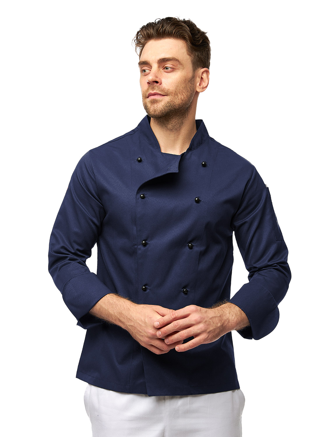 Herren Kochjacke inkl. Kugelknöpfe aus easyClean Baumwolle Langarm Regular Fit 9 Herren Kochjacke inkl. Kugelknöpfe aus easyClean Baumwolle Langarm Regular Fit – Bild 9