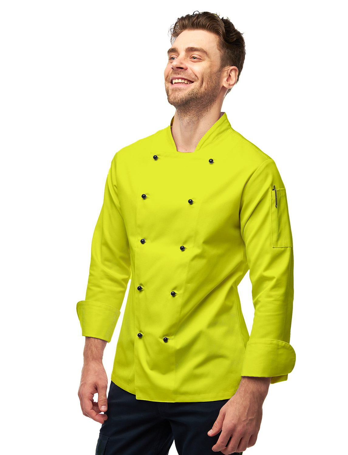 Herren Kochjacke inkl. Kugelknöpfe aus easyClean Baumwolle Langarm Regular Fit 16 Herren Kochjacke inkl. Kugelknöpfe aus easyClean Baumwolle Langarm Regular Fit – Bild 16