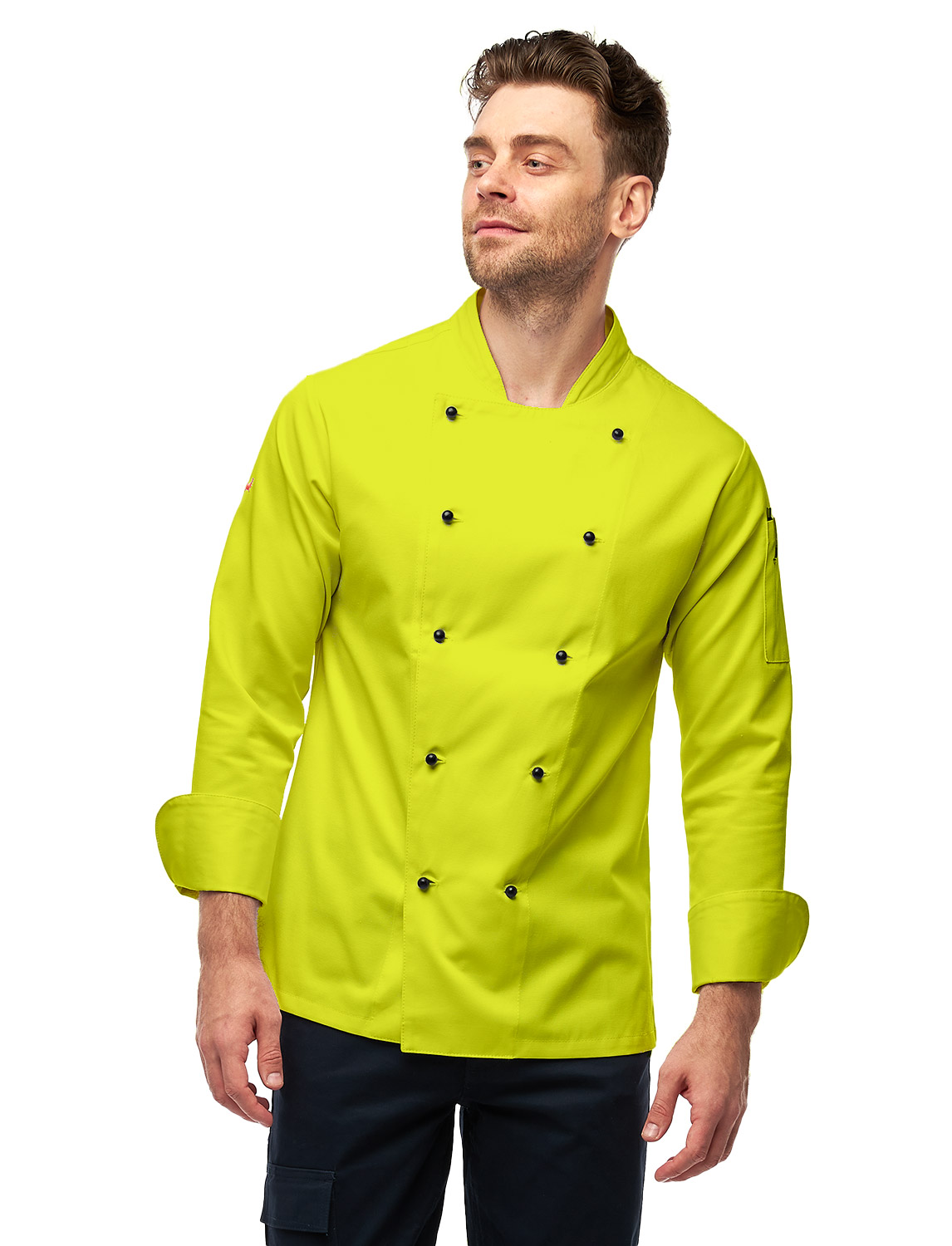 Herren Kochjacke inkl. Kugelknöpfe aus easyClean Baumwolle Langarm Regular Fit 15 Herren Kochjacke inkl. Kugelknöpfe aus easyClean Baumwolle Langarm Regular Fit – Bild 15