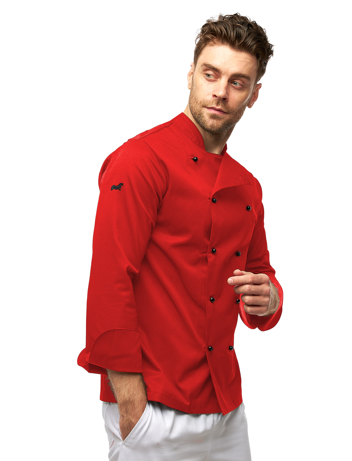 Herren Kochjacke inkl. Kugelknöpfe aus easyClean Baumwolle Langarm Regular Fit 12 Herren Kochjacke inkl. Kugelknöpfe aus easyClean Baumwolle Langarm Regular Fit – Bild 12