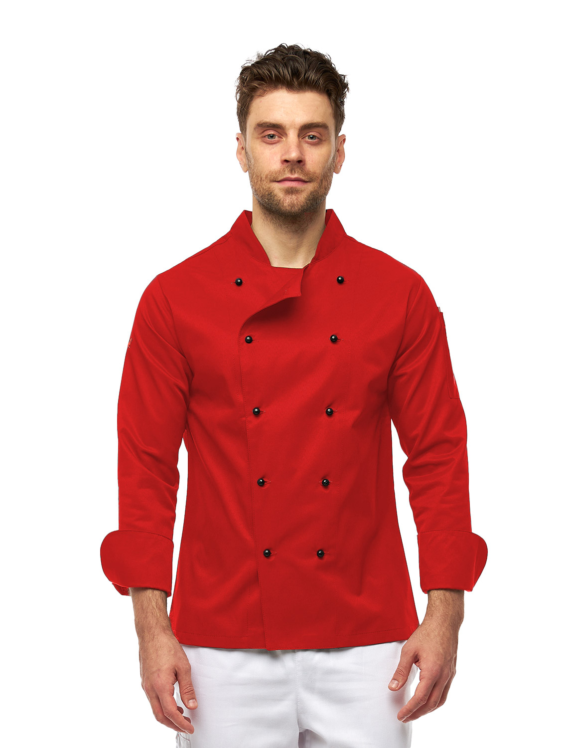Herren Kochjacke inkl. Kugelknöpfe aus easyClean Baumwolle Langarm Regular Fit 11 Herren Kochjacke inkl. Kugelknöpfe aus easyClean Baumwolle Langarm Regular Fit – Bild 11