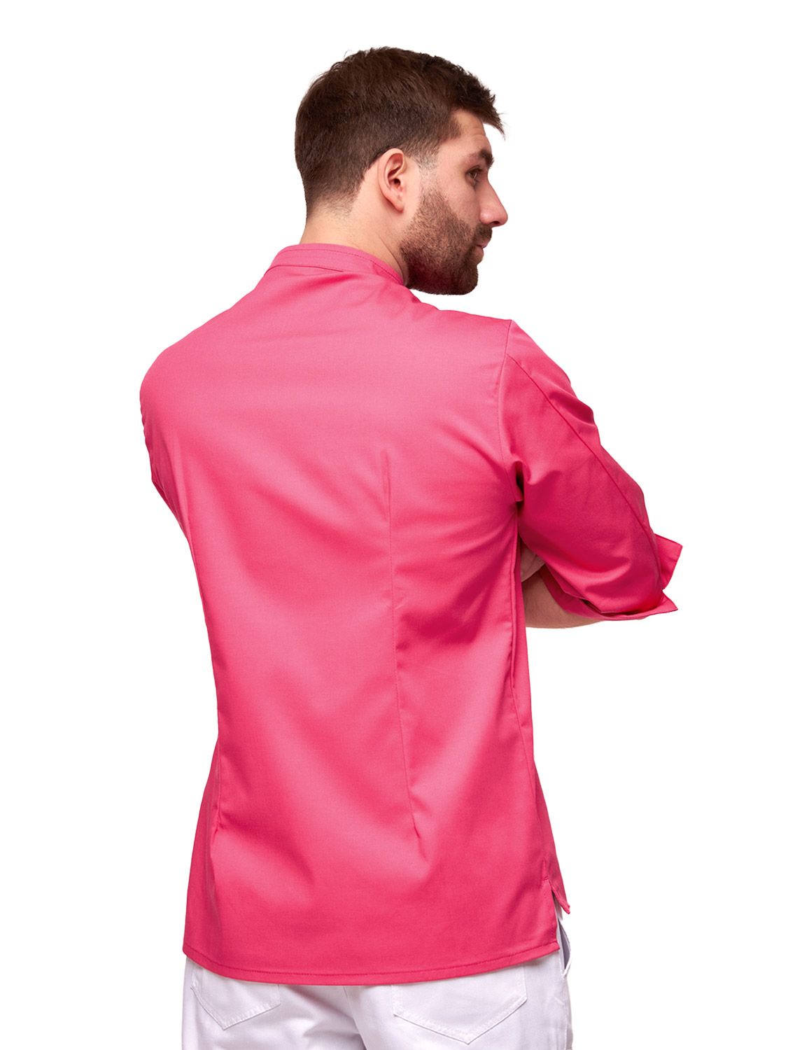Herren Kochjacke mit Reißverschluss Stretch Slim Fit 5 Herren Kochjacke mit Reißverschluss Stretch Slim Fit – Bild 5