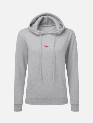 Damen Hoodie Baumwolle Outdoor Kapuzenpullover mit Bauchtasche