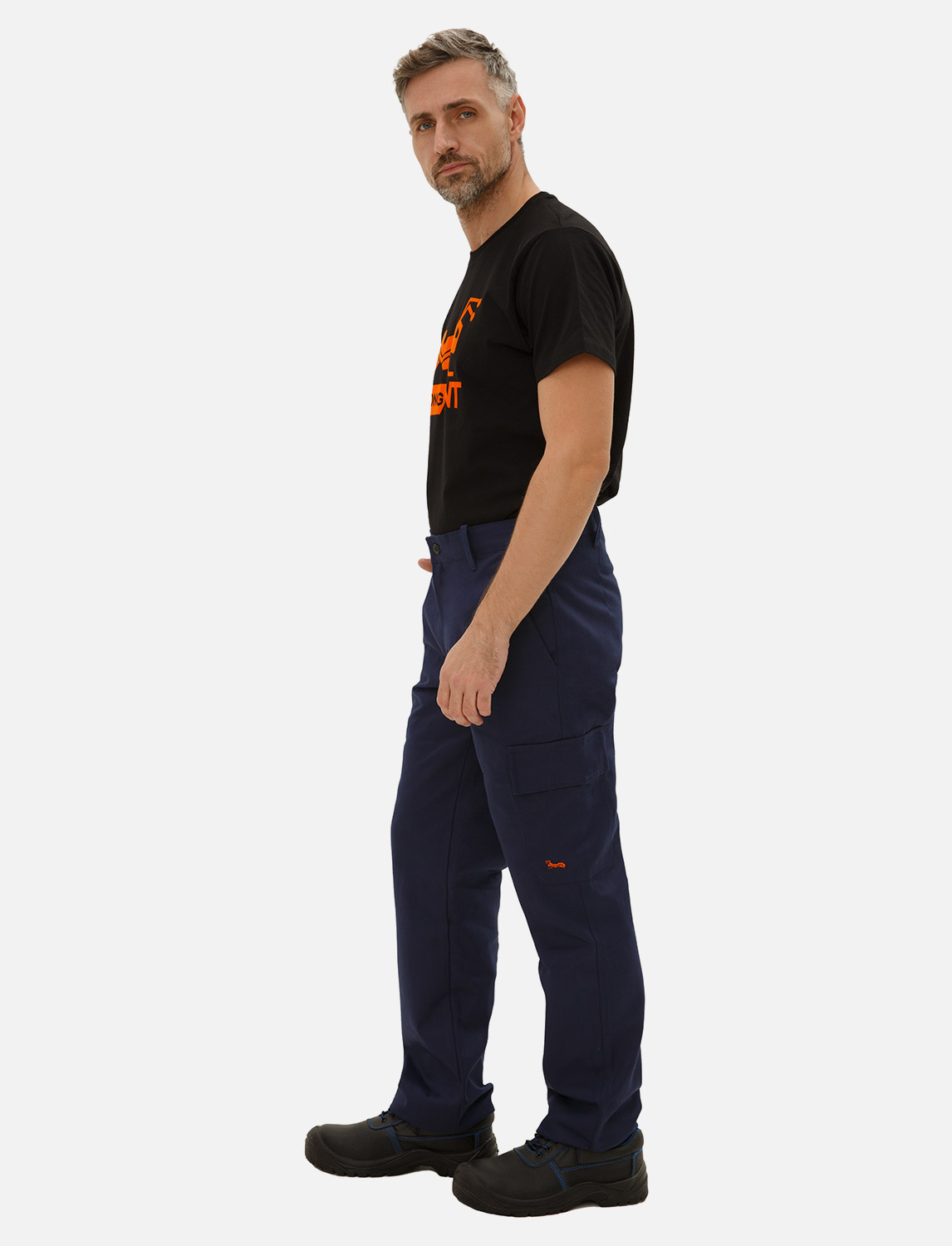 Herren Arbeitshose 100% Baumwolle (260 g/m²) Cargo Sommer Bundhose 3 Herren Arbeitshose 100% Baumwolle (260 g/m²) Cargo Sommer Bundhose – Bild 3