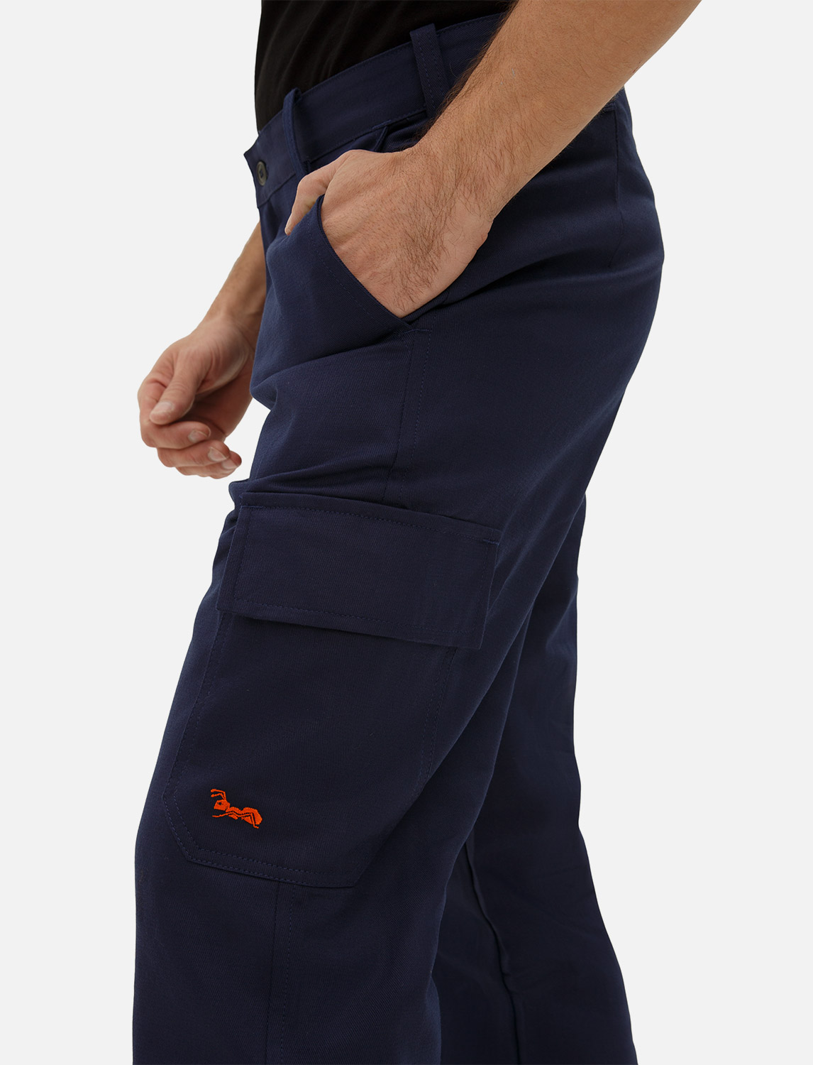Herren Arbeitshose 100% Baumwolle (260 g/m²) Cargo Sommer Bundhose 5 Herren Arbeitshose 100% Baumwolle (260 g/m²) Cargo Sommer Bundhose – Bild 5