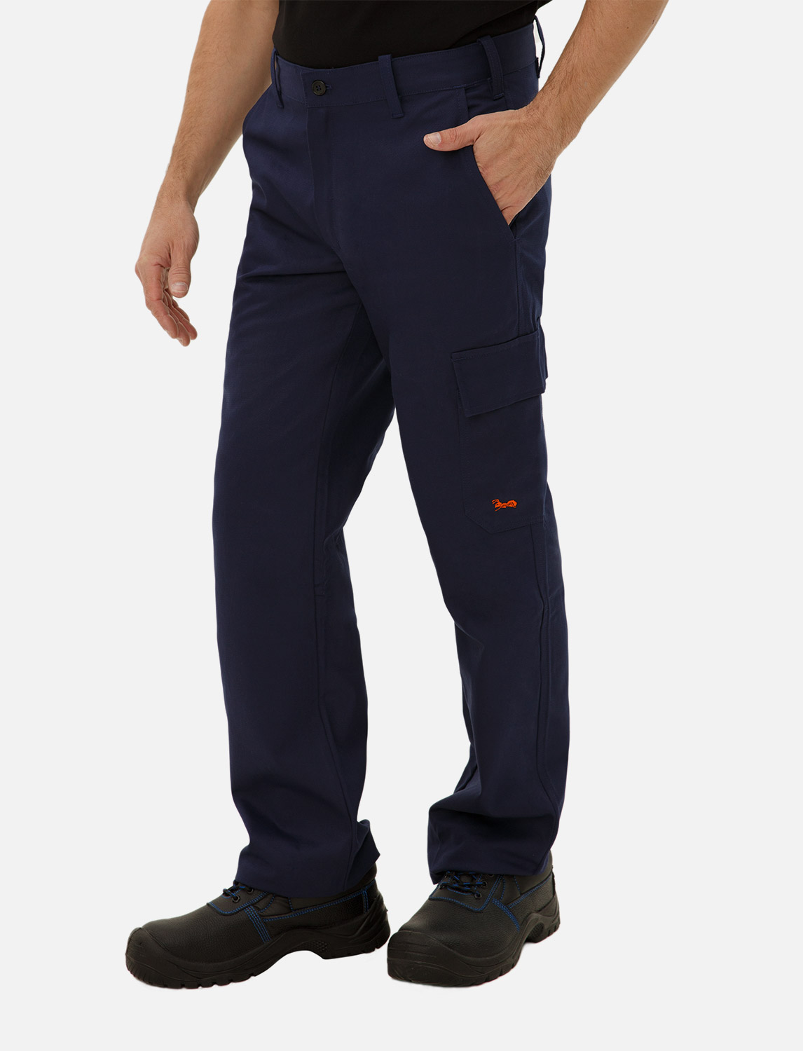 Herren Arbeitshose 100% Baumwolle (260 g/m²) Cargo Sommer Bundhose 1 Herren Arbeitshose 100% Baumwolle (260 g/m²) Cargo Sommer Bundhose