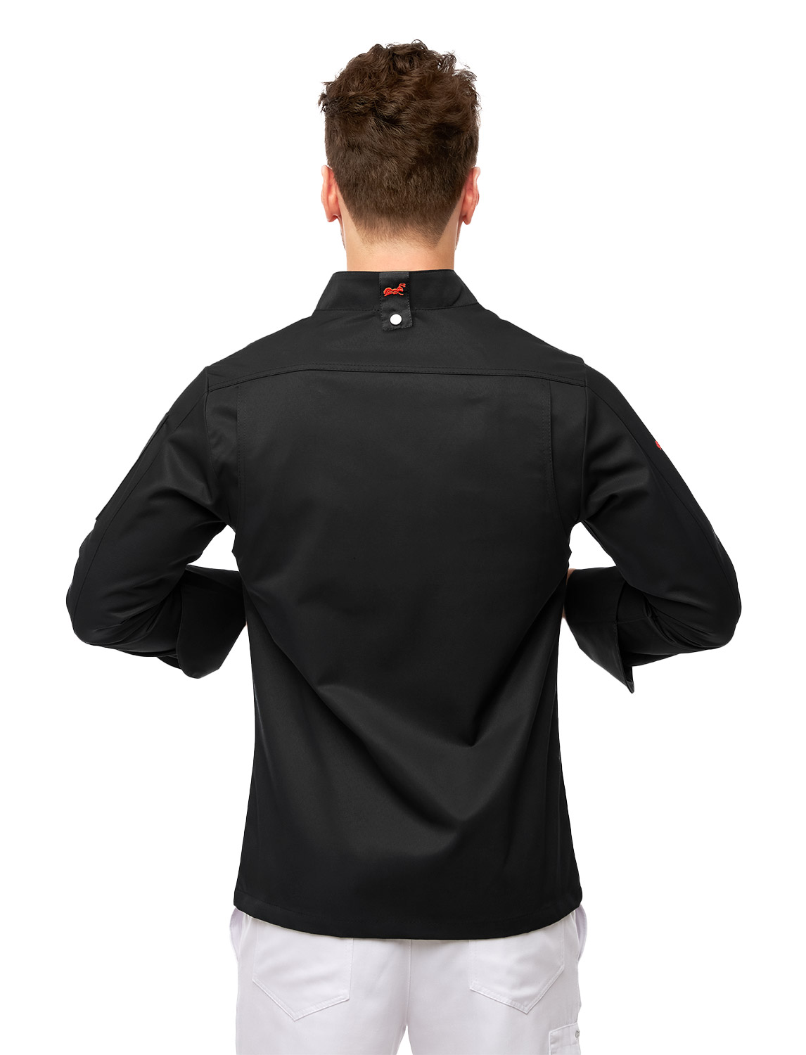 Kochjacke Herren Langarm easyMove mit Druckknöpfen 8 Kochjacke Herren Langarm easyMove mit Druckknöpfen – Bild 8