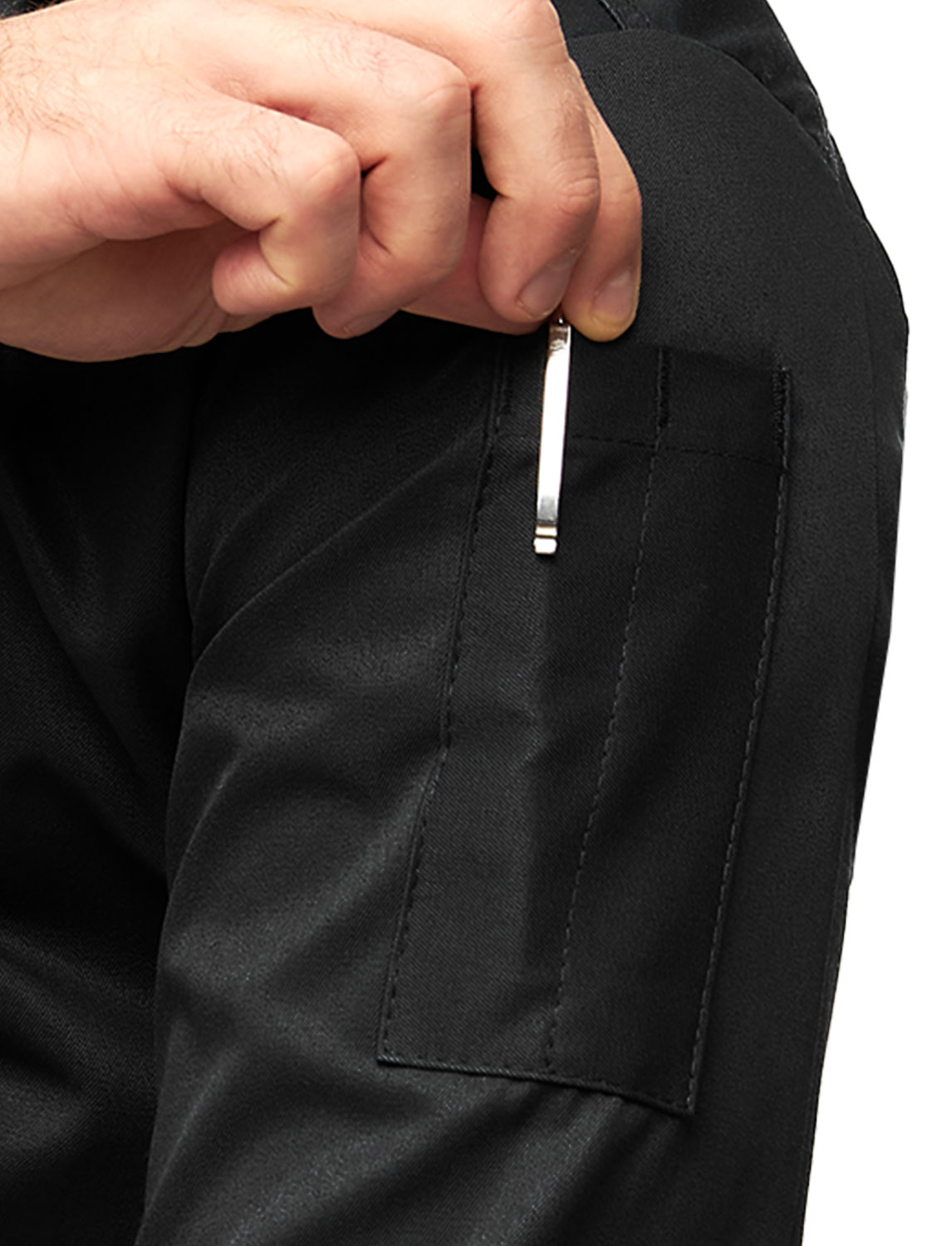 Kochjacke Herren Langarm easyMove mit Druckknöpfen 10 Kochjacke Herren Langarm easyMove mit Druckknöpfen – Bild 10
