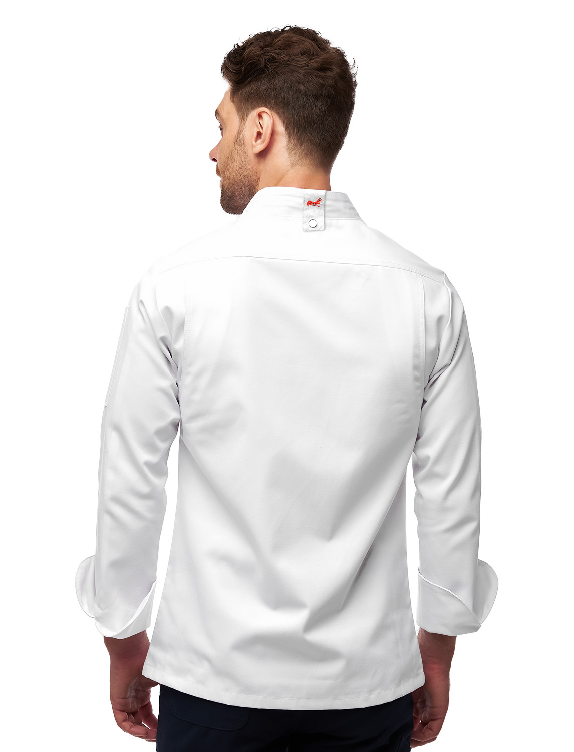 Kochjacke Herren Langarm easyMove mit Druckknöpfen 4 Kochjacke Herren Langarm easyMove mit Druckknöpfen – Bild 4
