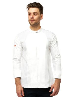 LEICHTE Kochjacke Herren mit dryMesh-Seitenteilen - Langarm