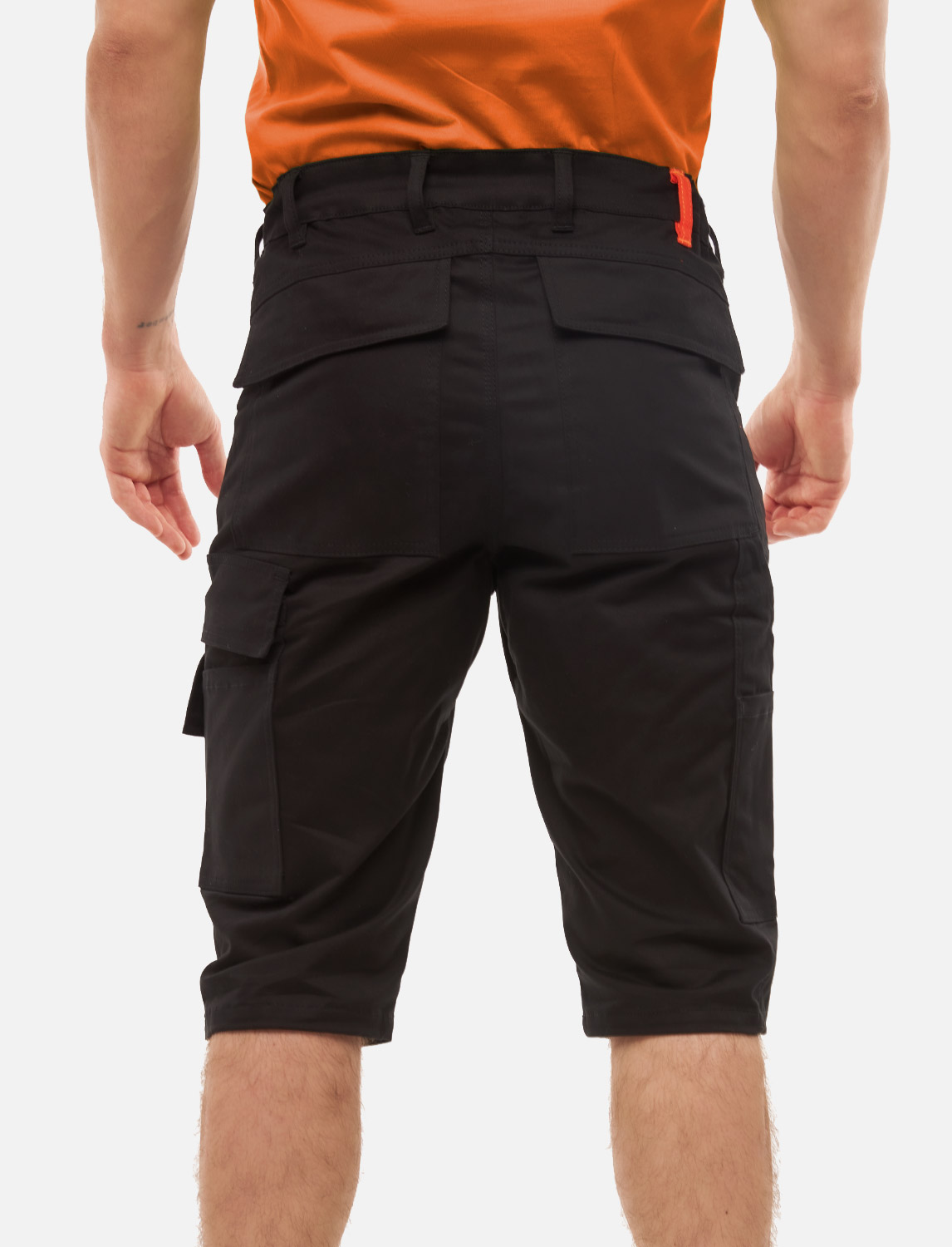 Herren Kurze-Arbeitshose aus Stretch Strong Baumwolle 2 Herren Kurze-Arbeitshose aus Stretch Strong Baumwolle