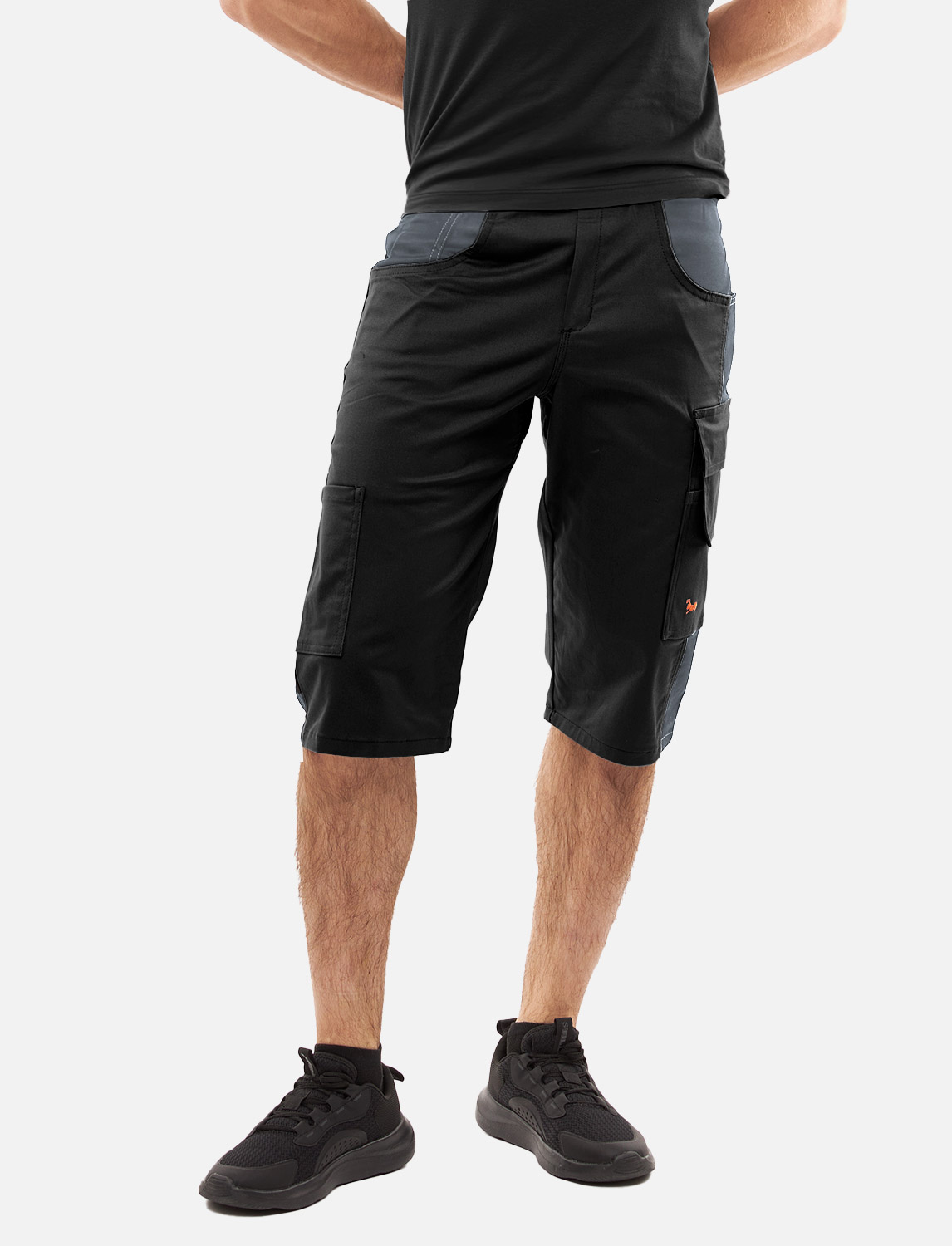 Herren Kurze-Arbeitshose aus Stretch Strong Baumwolle 7 Herren Kurze-Arbeitshose aus Stretch Strong Baumwolle