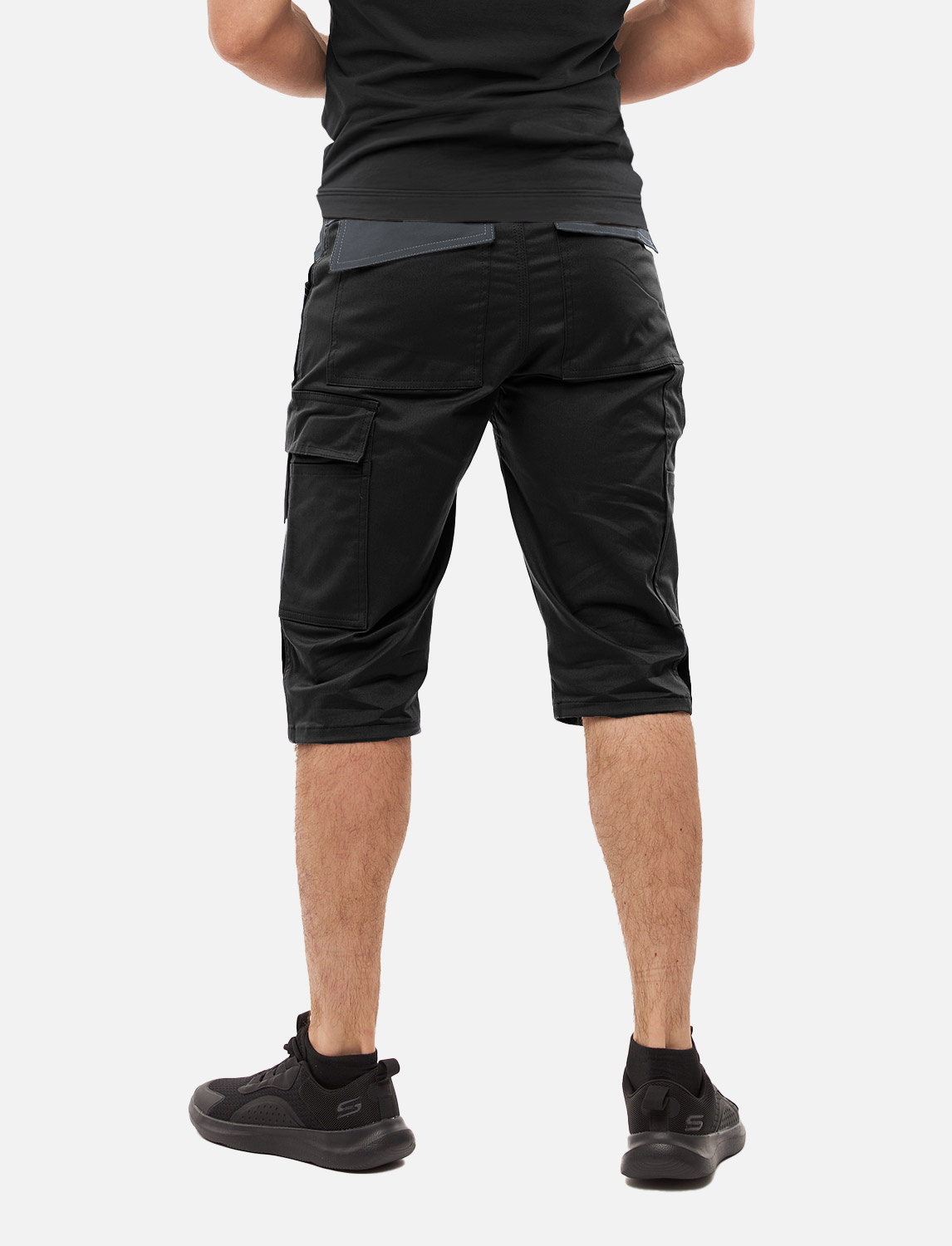 Herren Kurze-Arbeitshose aus Stretch Strong Baumwolle 8 Herren Kurze-Arbeitshose aus Stretch Strong Baumwolle – Bild 8