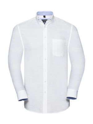 Men's LS Tailored Washed Oxford Shirt