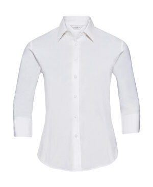 Ladies' 3/4 Sleeve Easy Care Fitted Shirt