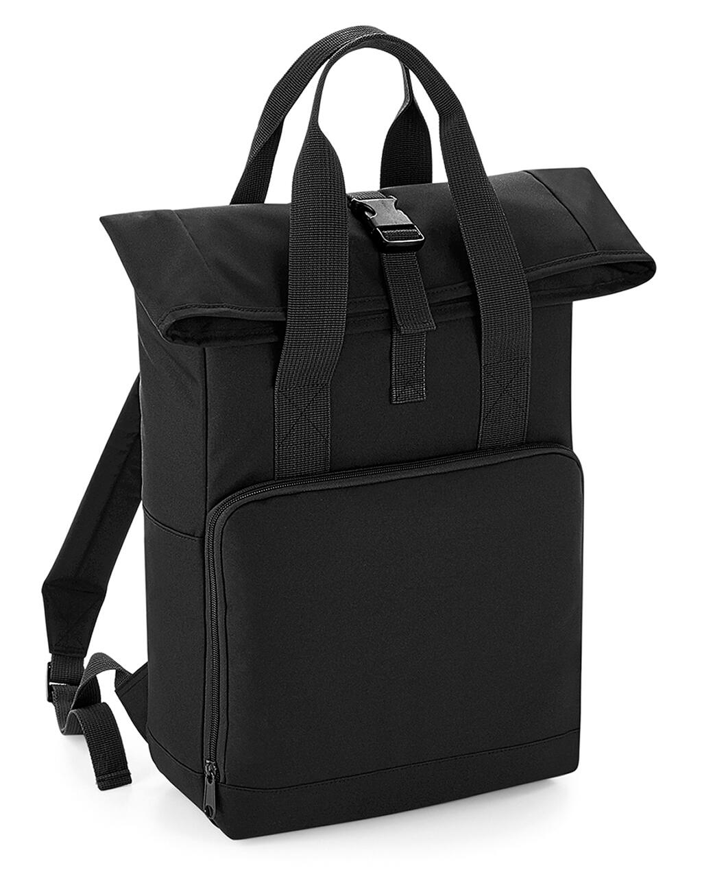 Recycled Twin Handle Roll-Top Backpack 1 Recycled Twin Handle Roll-Top Backpack