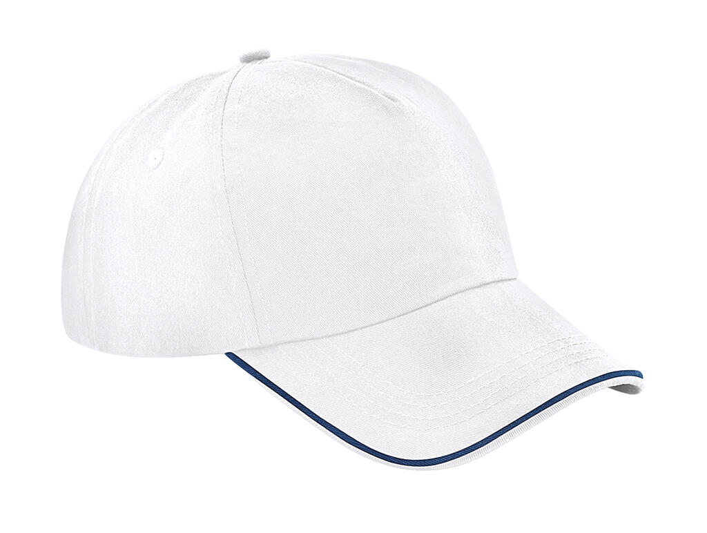 Authentic 5 Panel Cap - Piped Peak 1 Authentic 5 Panel Cap - Piped Peak