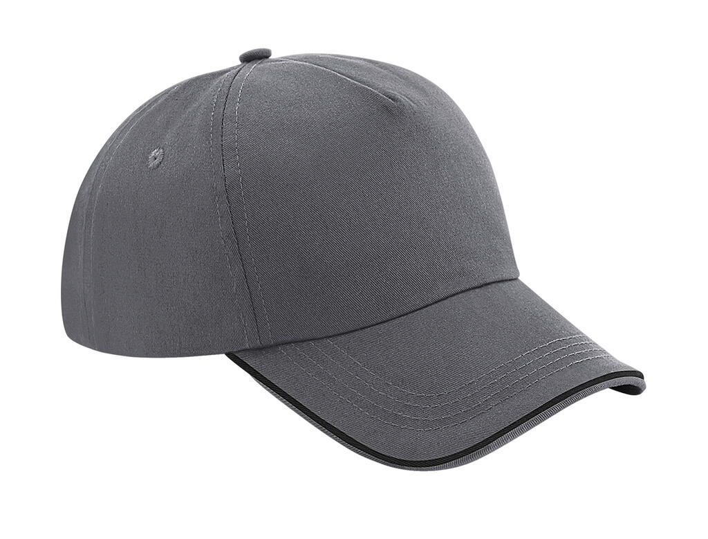 Authentic 5 Panel Cap - Piped Peak 5 Authentic 5 Panel Cap - Piped Peak – Bild 5