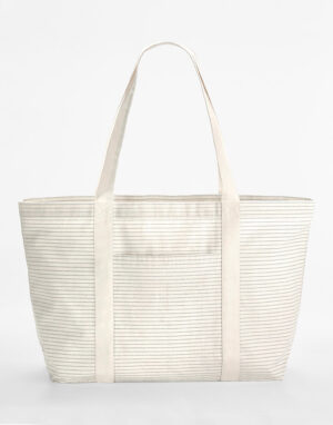 Striped Organic Cotton Shopper
