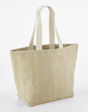 Soft Washed Jute Beach Bag