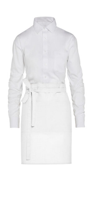 BRUSSELS - Short Recycled Bistro Apron with Pocket