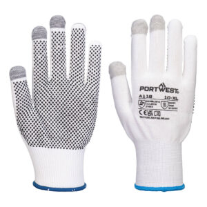 Grip 13 PVC gepunkteter Touchscreen-Handschuh (Pk12)