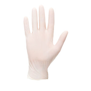 Gepuderter Latex-Einweghandschuh (Pk100)