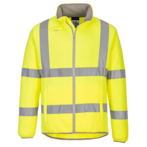 Eco Hi-Vis Fleece-Jacke