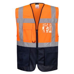 ES076 - ES1 Essential Hi-Vis Contrast Executive Vest