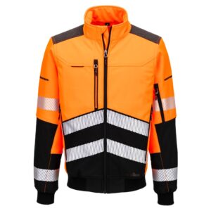 EV4 Hi-Vis Softshell Pilotjacke (3L)