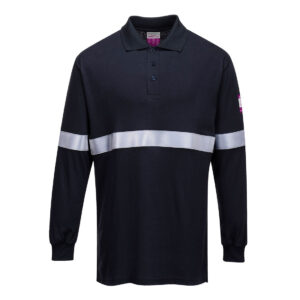 Modaflame Knit FR Poloshirt Langarm