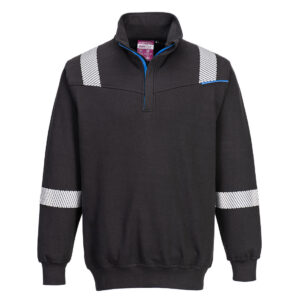 WX3 Modaflame Knit FR Sweatshirt mit 1/4 Reißverschluss