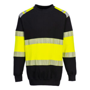 PW3 Modaflame Knit Hi-Vis FR Sweatshirt Klasse 1