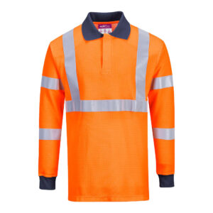 Modaflame Knit HVO FR Poloshirt Langarm