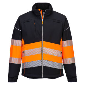 PW3 Hi-Vis Softshelljacke Klasse 1 (3L)