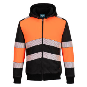 PW3 Hi-Vis Winter Kapuzenjacke Klasse 1