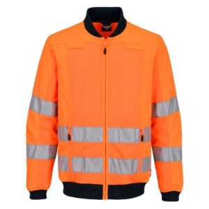 T164 - Hi-Vis Mesh Panel Work Jacket