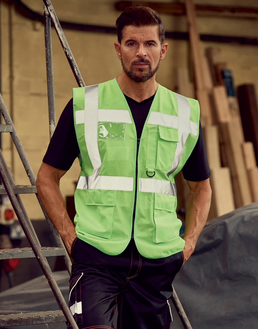Fluo Executive Waistcoat 3 Fluo Executive Waistcoat – Bild 3