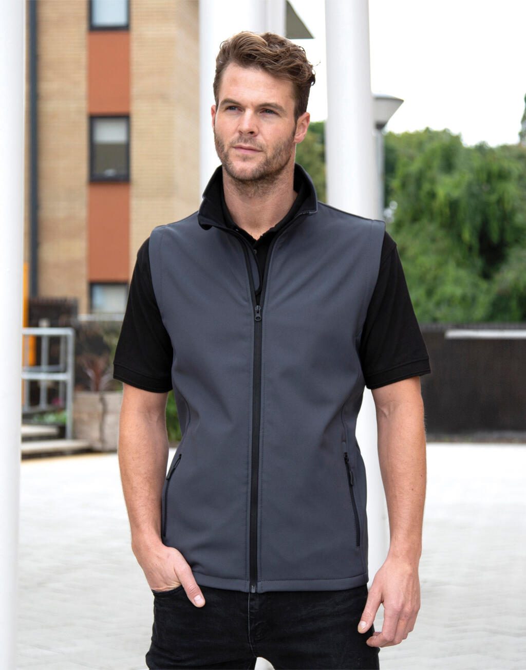 Men's Printable Softshell Bodywarmer 16 Men's Printable Softshell Bodywarmer – Bild 16